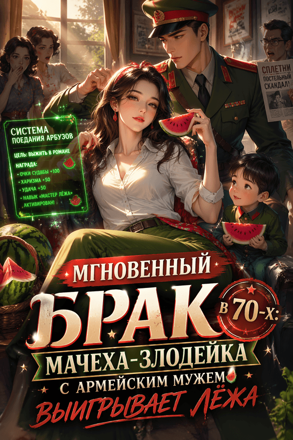 Мгновенный брак в 70-х: мачеха-злодейка с армейским мужем выигрывает лёжа