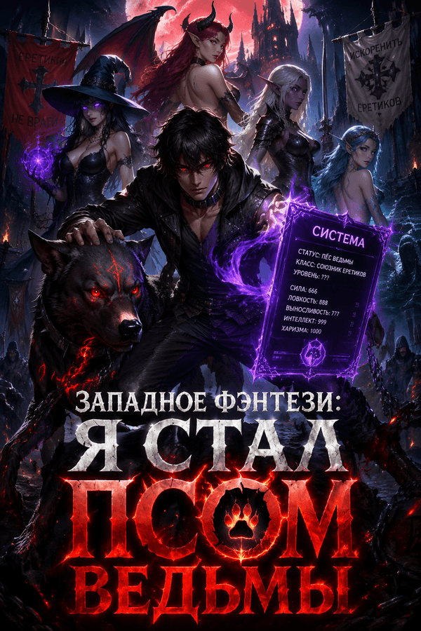 Западное фэнтези: Я стал псом ведьмы