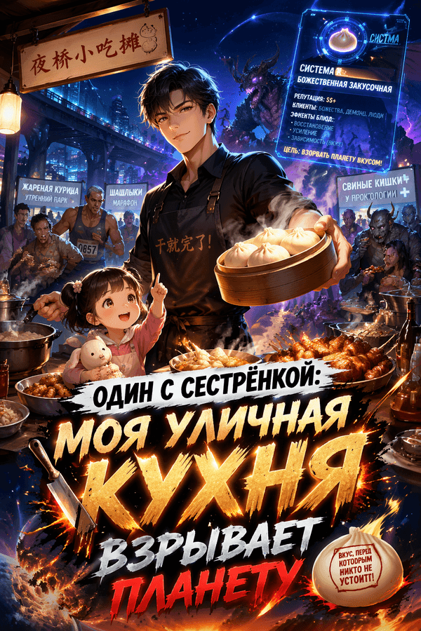 Один с сестрёнкой: моя уличная кухня взрывает планету