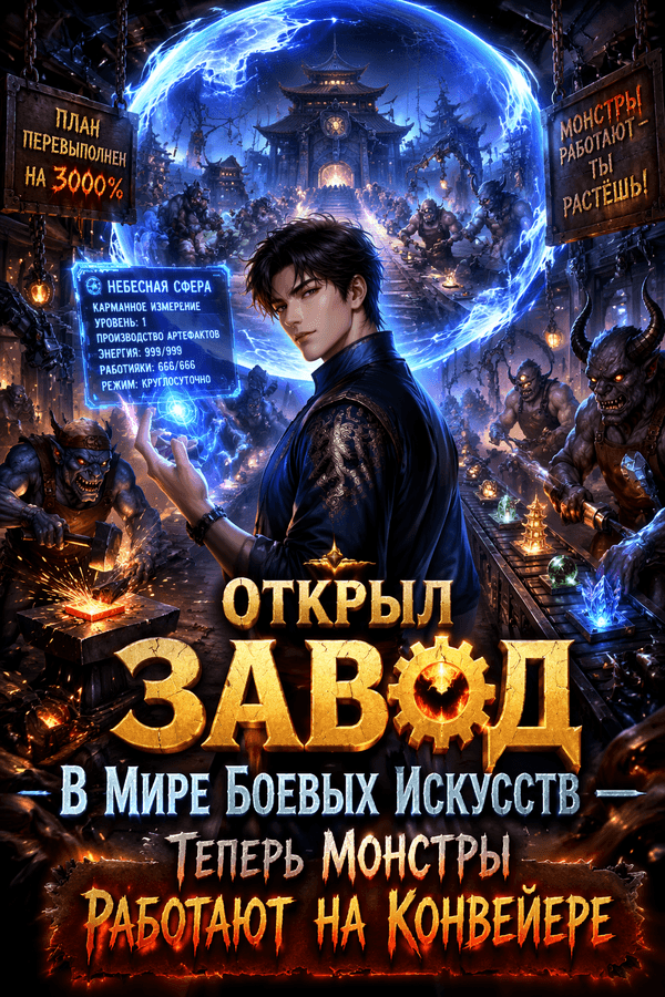 Открыл завод в мире боевых искусств — теперь монстры работают на конвейере