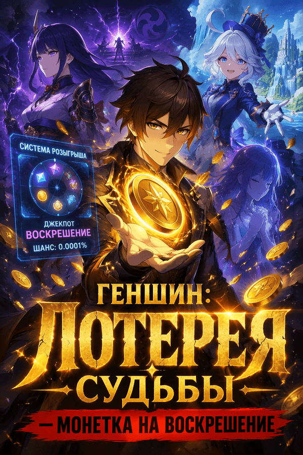 Геншин: Лотерея судьбы — монетка на воскрешение