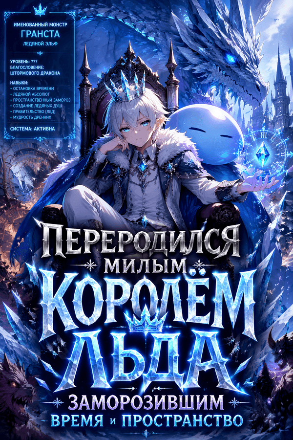 Переродился милым королём льда, заморозившим время и пространство