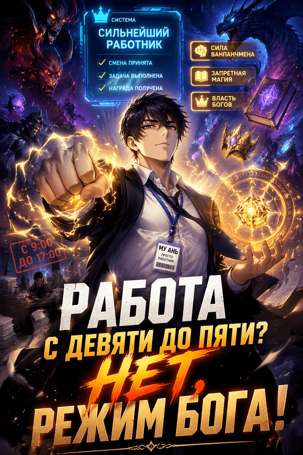 Работа с девяти до пяти? Нет, режим бога!