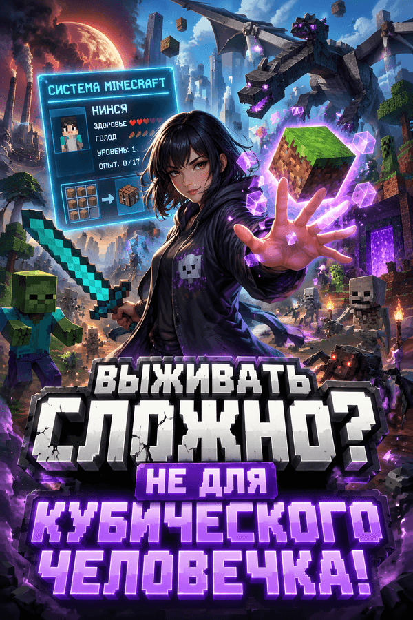 Выживать сложно? Не для кубического человечка!