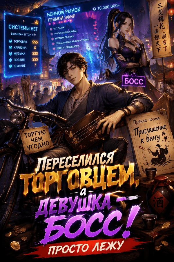 Переселился торговцем, а девушка — босс! Просто лежу