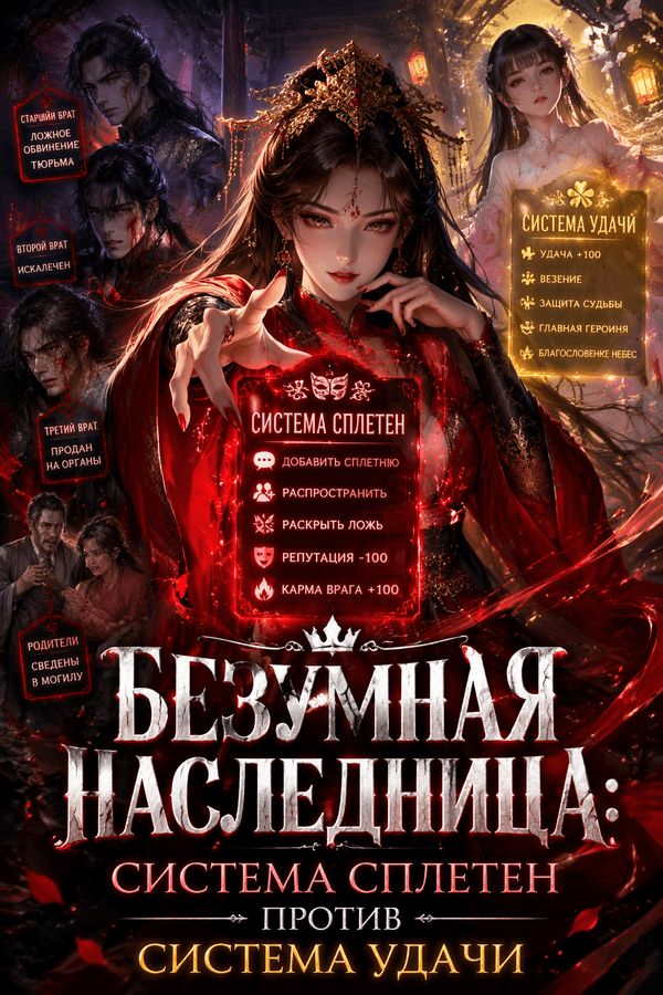 Безумная наследница: Система сплетен против системы удачи