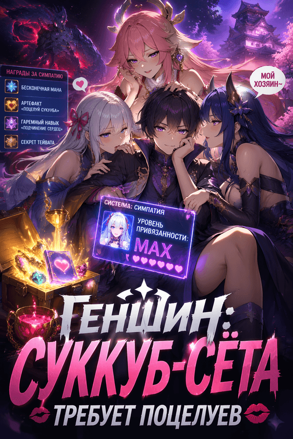 Геншин: Суккуб-сёта требует поцелуев