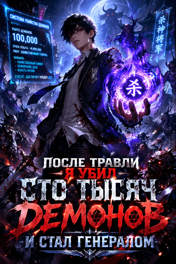 После травли я убил сто тысяч демонов и стал генералом