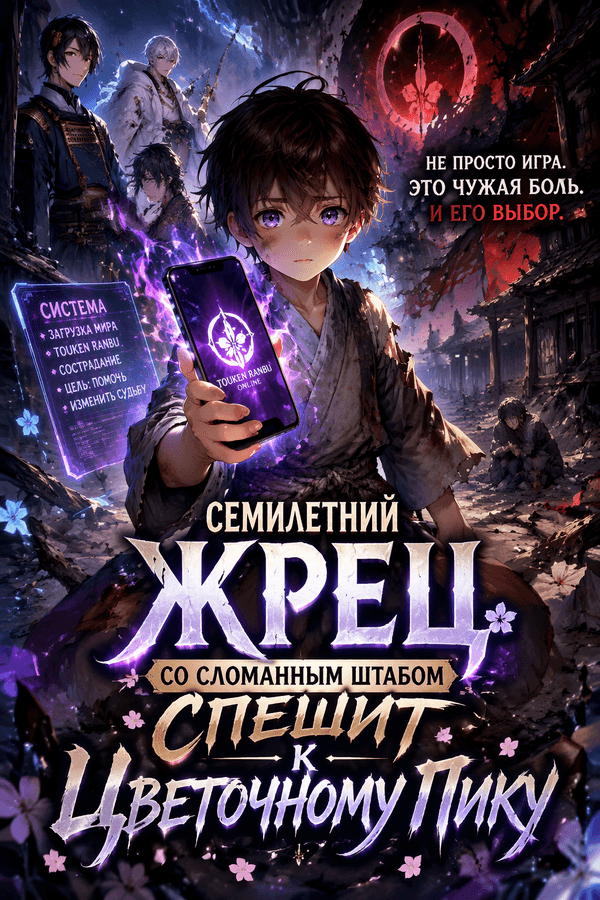 Семилетний жрец со сломанным штабом спешит к цветочному пику