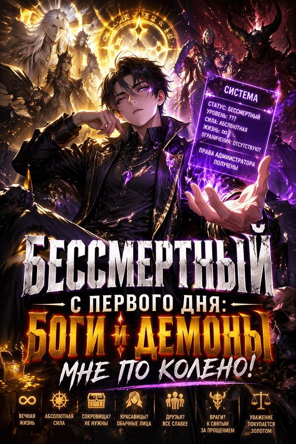 Бессмертный с первого дня: боги и демоны — мне по колено!