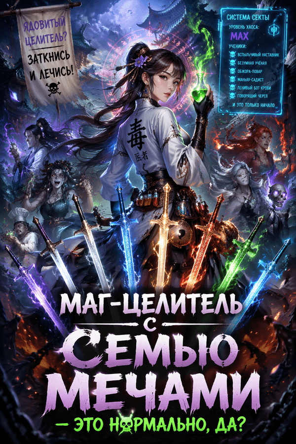 Маг-целитель с семью мечами — это нормально, да?