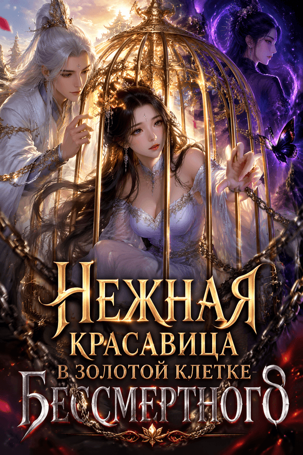 Нежная красавица в золотой клетке бессмертного