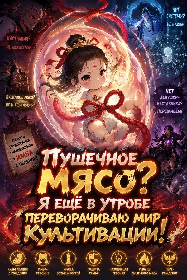 Пушечное мясо? Я ещё в утробе переворачиваю мир культивации!