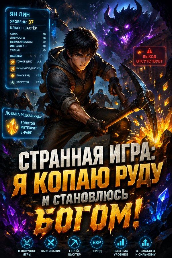 Странная игра: Я копаю руду и становлюсь богом!