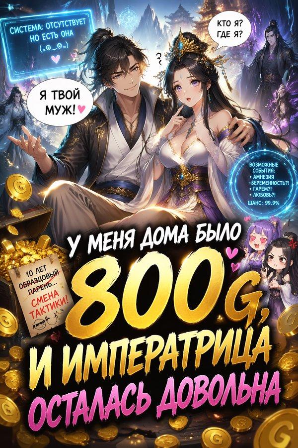 У меня дома было 800G, и императрица осталась довольна