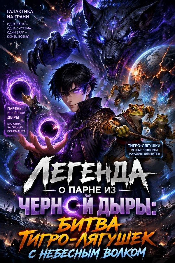 Легенда о парне из черной дыры: Битва тигро-лягушек с Небесным Волком