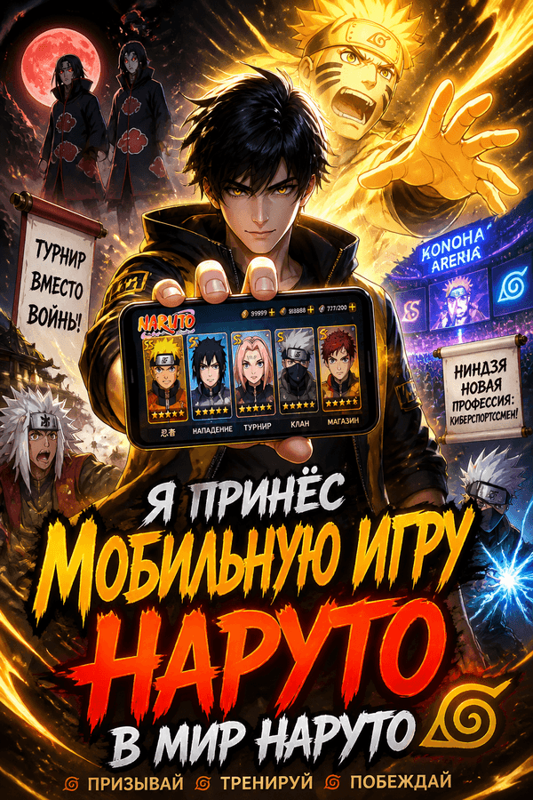 Я принёс мобильную игру Наруто в мир Наруто