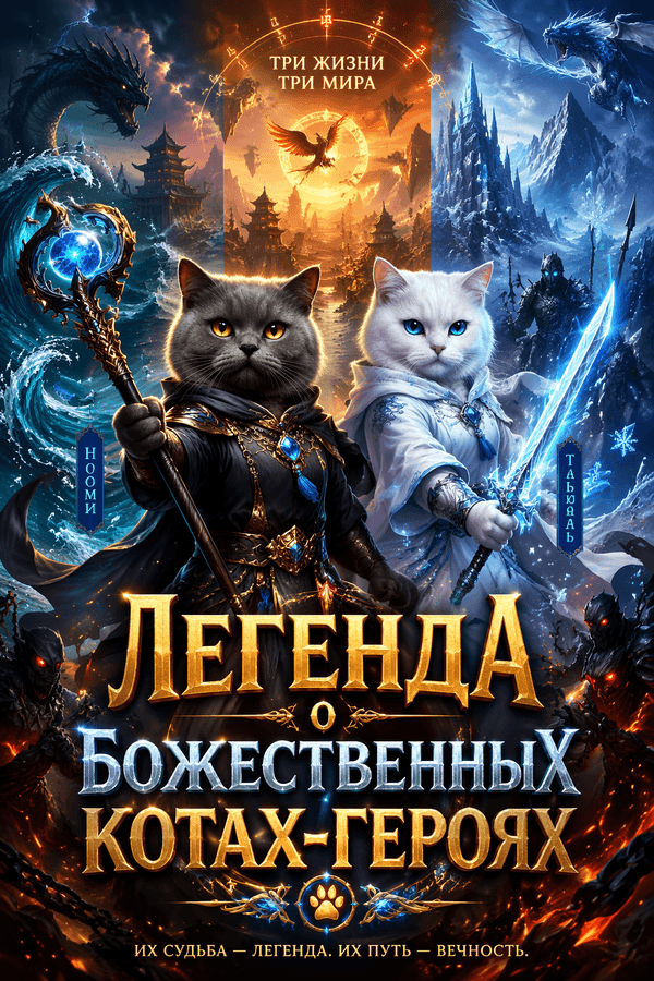 Легенда о божественных котах-героях