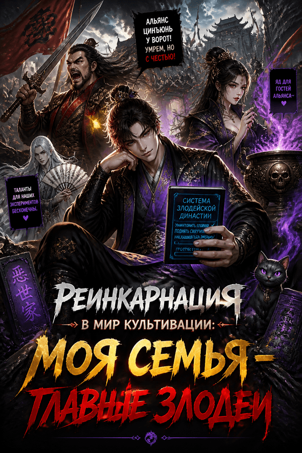 Реинкарнация в мир культивации: моя семья — главные злодеи