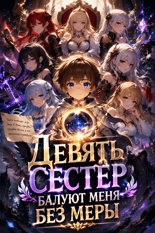 Девять сестёр балуют меня без меры