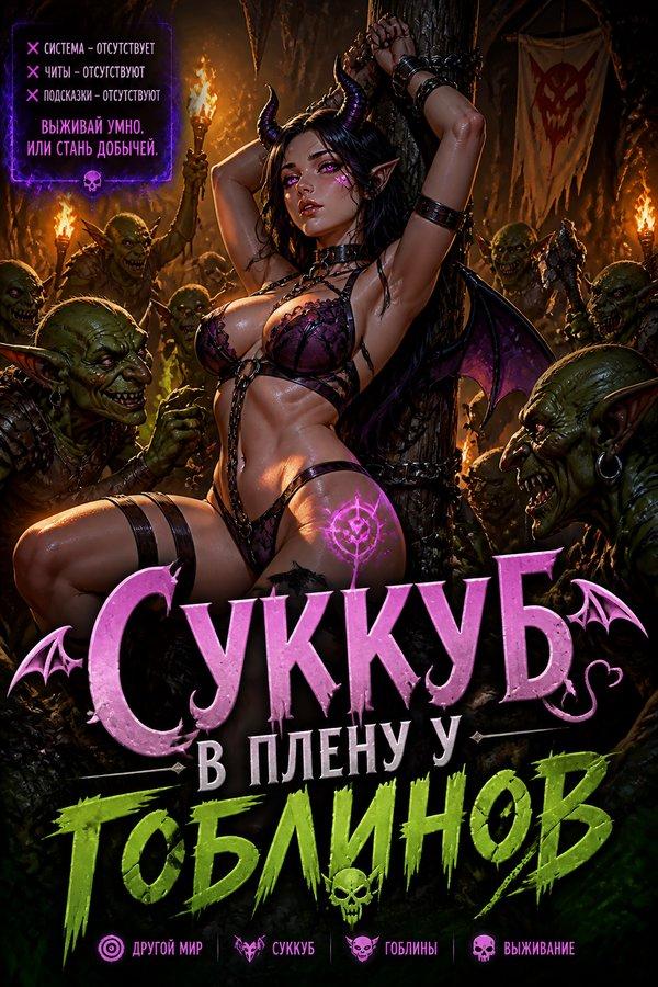 Суккуб в плену у гоблинов