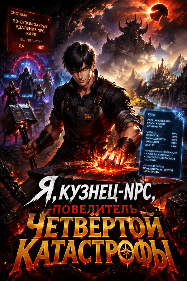 Я, кузнец-NPC, повелитель Четвёртой Катастрофы