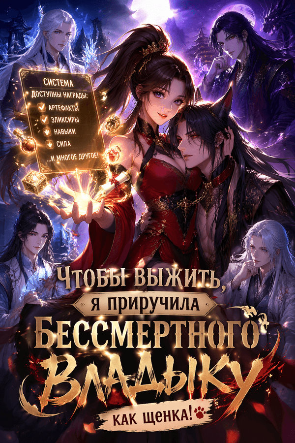 Чтобы выжить, я приручила бессмертного владыку как щенка!