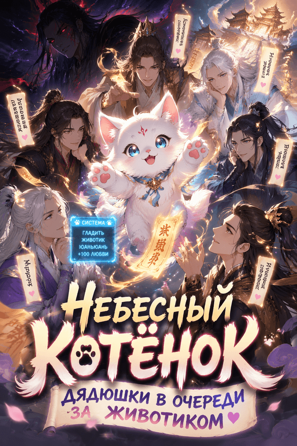 Небесный котёнок: дядюшки в очереди за животиком