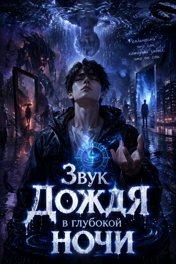 Звук дождя в глубокой ночи