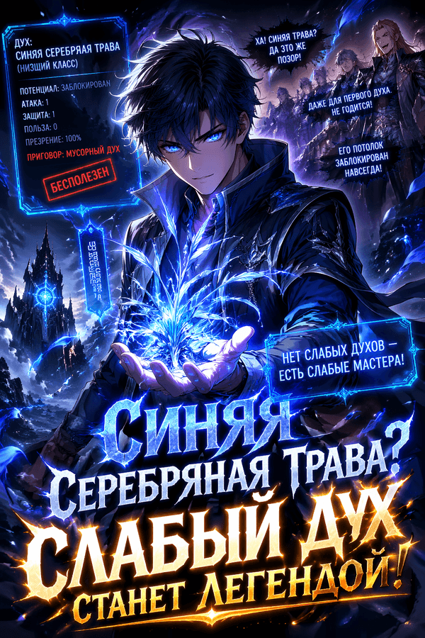 Синяя серебряная трава? Слабый дух станет легендой!