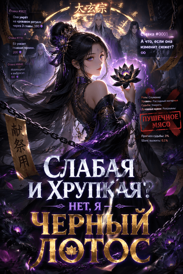 Слабая и хрупкая? Нет, я — черный лотос