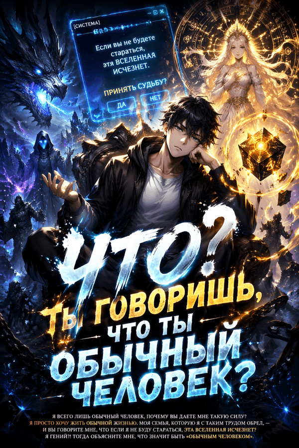 Что? Ты говоришь, что ты обычный человек?
