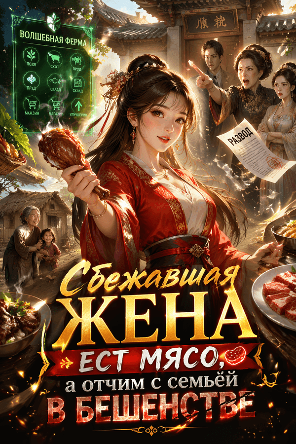 Сбежавшая жена ест мясо, а отчим с семьёй в бешенстве
