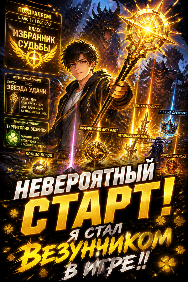 Невероятный старт! Я стал везунчиком в игре!!