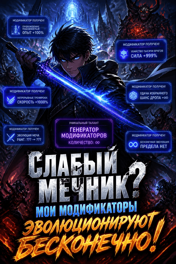 Слабый мечник? Мои модификаторы эволюционируют бесконечно!
