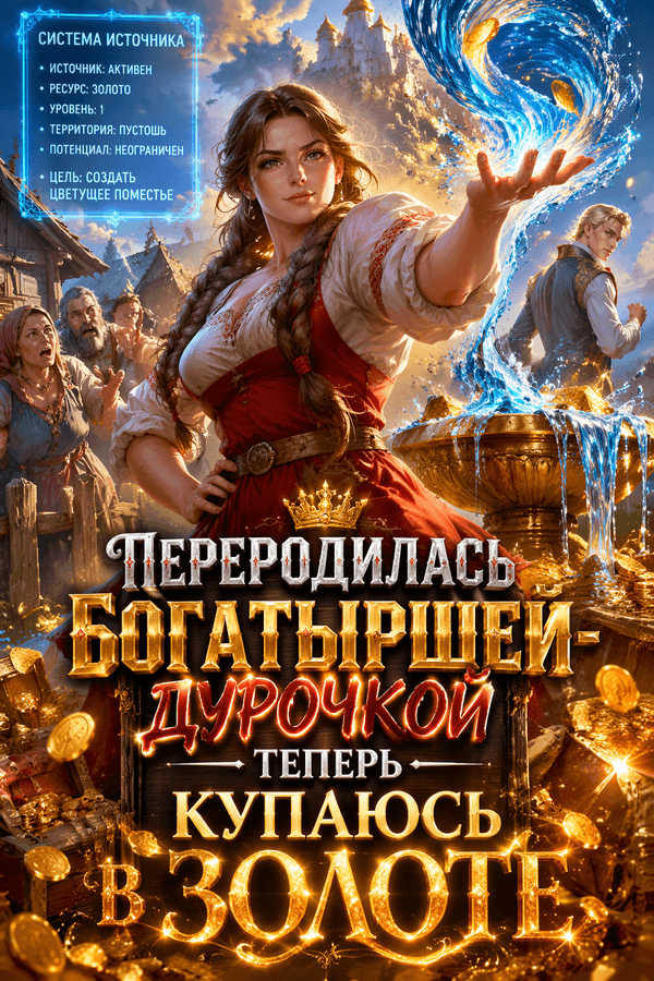 Переродилась богатыршей-дурочкой — теперь купаюсь в золоте