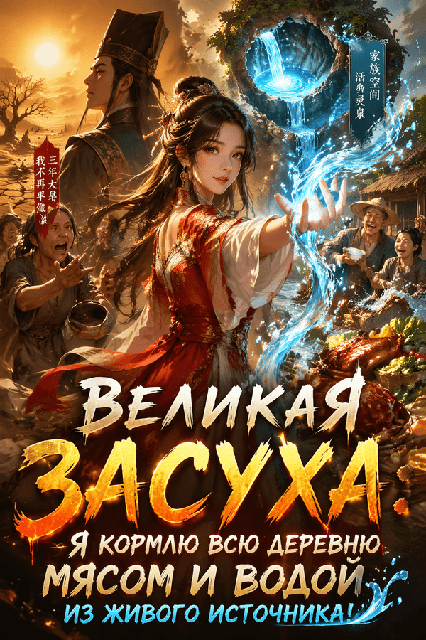 Великая засуха: я кормлю всю деревню мясом и водой из живого источника!