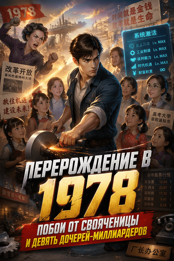 Перерождение в 1978: Побои от свояченицы и девять дочерей-миллиардеров