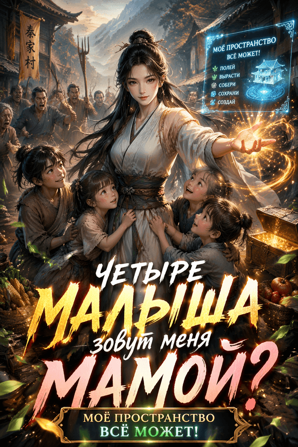 Четыре малыша зовут меня мамой? Моё пространство всё может!