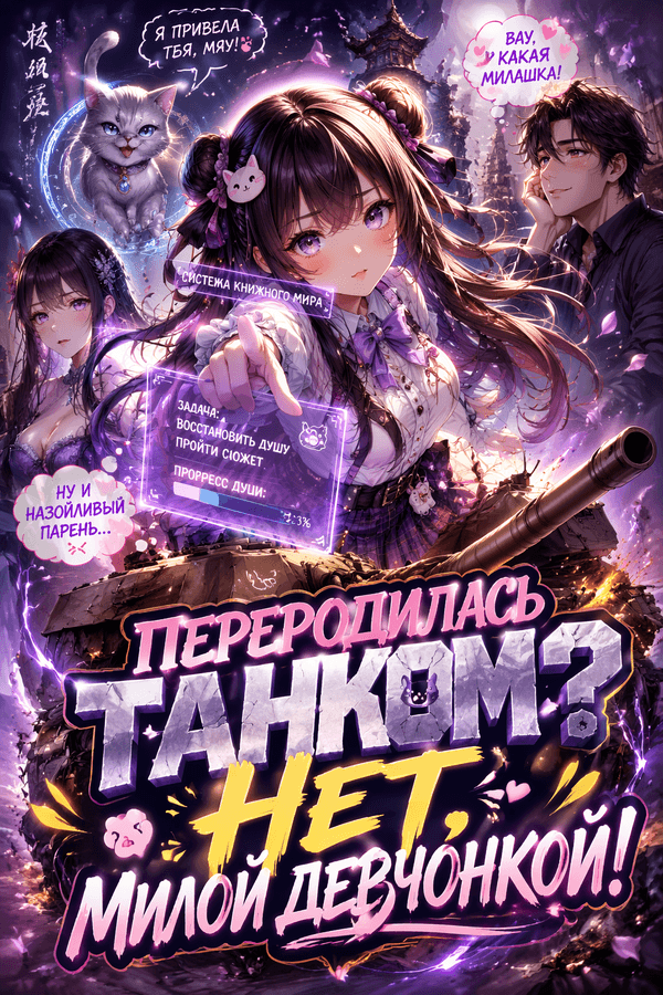 Переродилась танком? Нет, милой девчонкой!