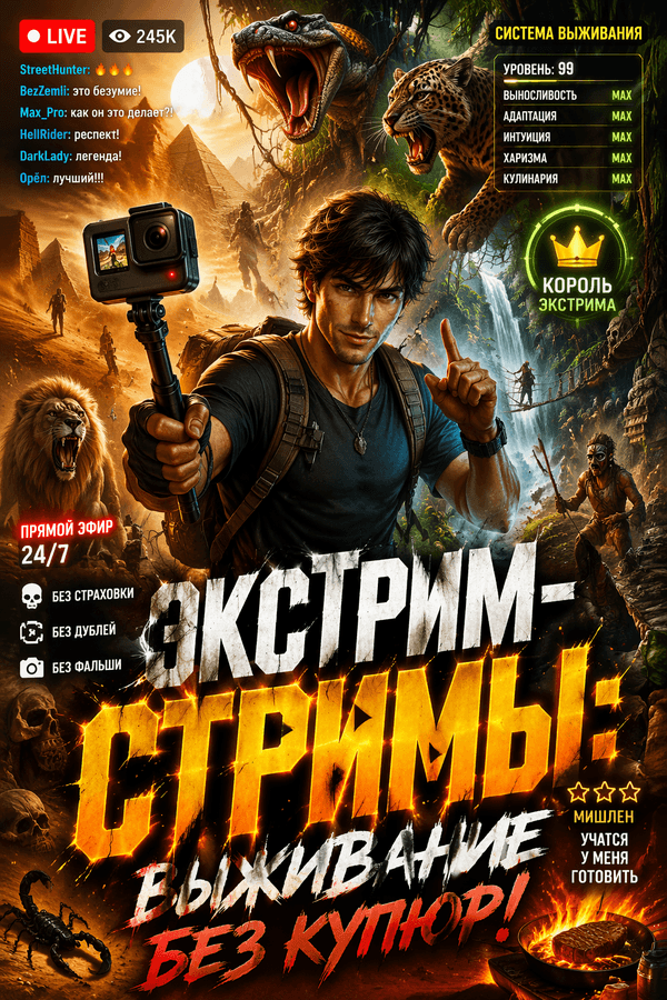 Экстрим-стримы: Выживание без купюр!