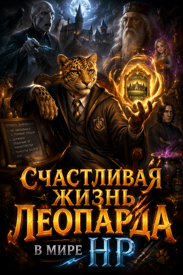 Счастливая жизнь леопарда в мире HP