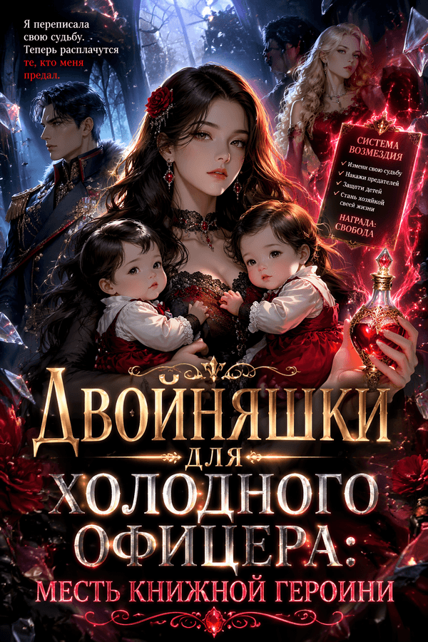 Двойняшки для холодного офицера: месть книжной героини
