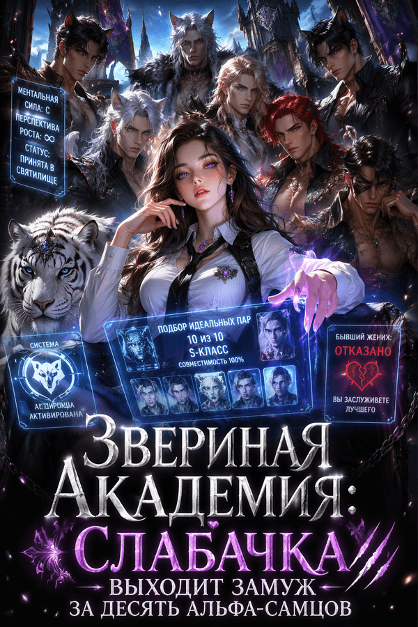 Звериная академия: Слабачка выходит замуж за десять альфа-самцов