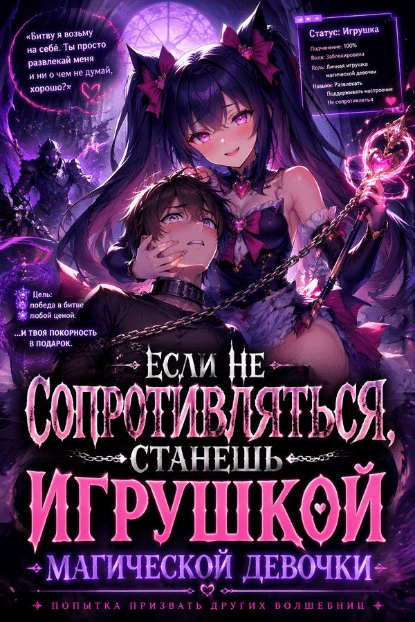 Если не сопротивляться, станешь игрушкой магической девочки