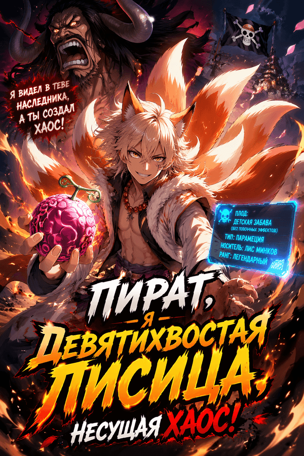 Пират, я — девятихвостая лисица, несущая хаос!