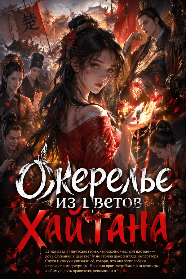 Ожерелье из цветов хайтана