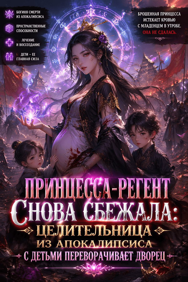Принцесса-регент снова сбежала: Целительница из апокалипсиса с детьми переворачивает дворец