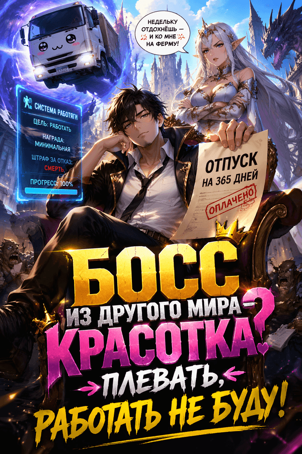 Босс из другого мира — красотка? Плевать, работать не буду!