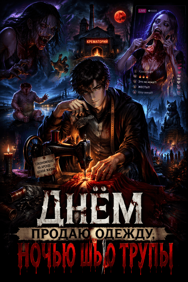 Днём продаю одежду, ночью шью трупы